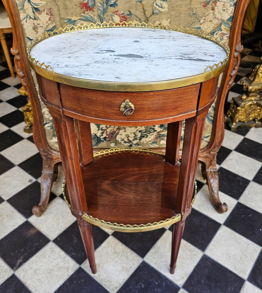 Table De Salon Epoque Louis XVI-photo-3