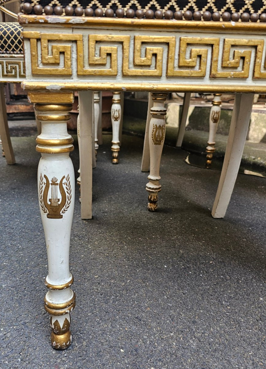 Set Of Six 20th Century Swedish Chairs-photo-4