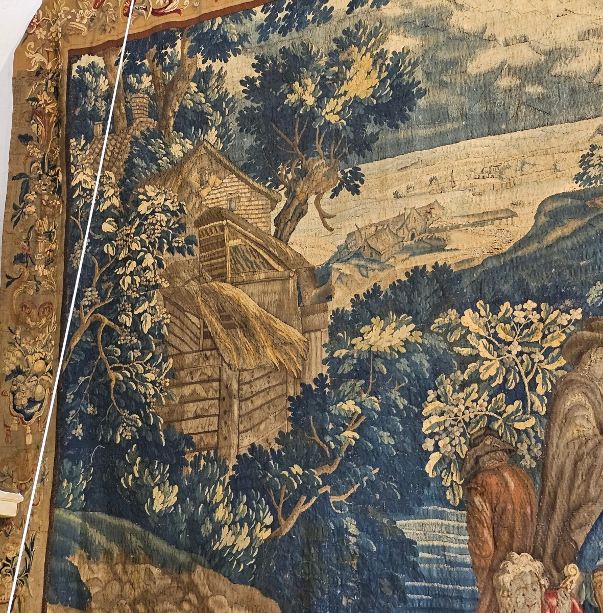 Grande Tapisserie Des Flandres, Epoque Louis XIV-photo-1