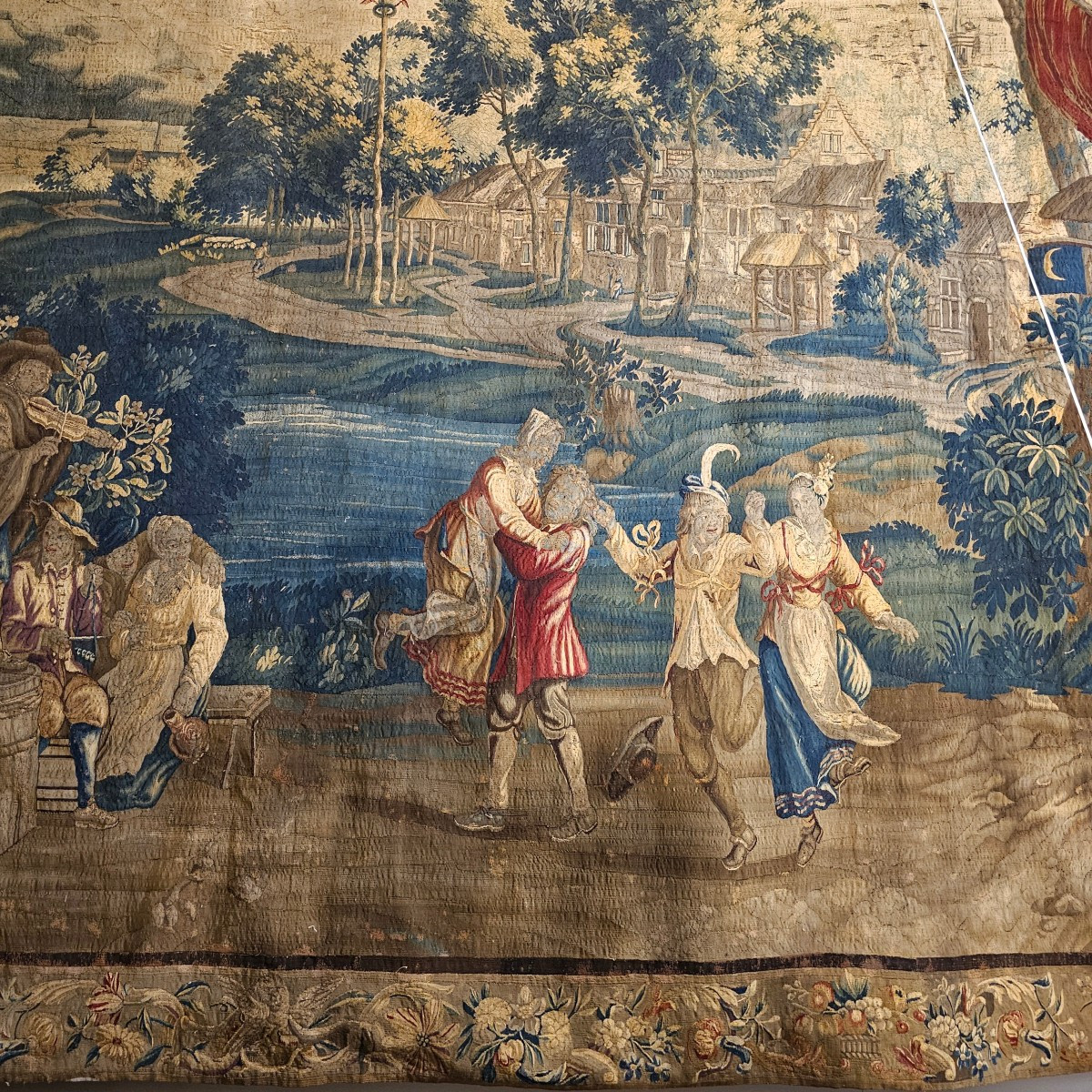 Grande Tapisserie Des Flandres, Epoque Louis XIV-photo-5