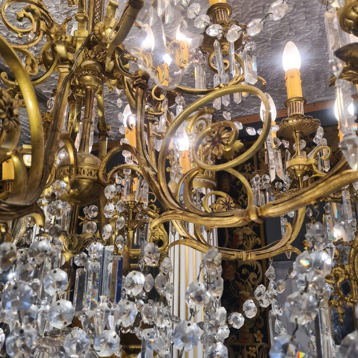 Important Lustre De Style Louis XVI-photo-2