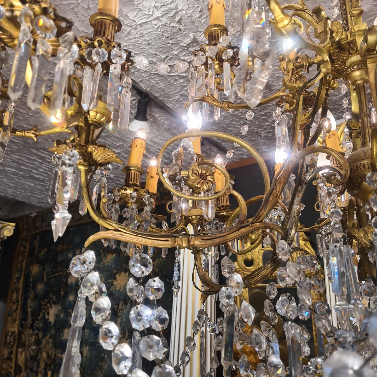 Important Lustre De Style Louis XVI-photo-3