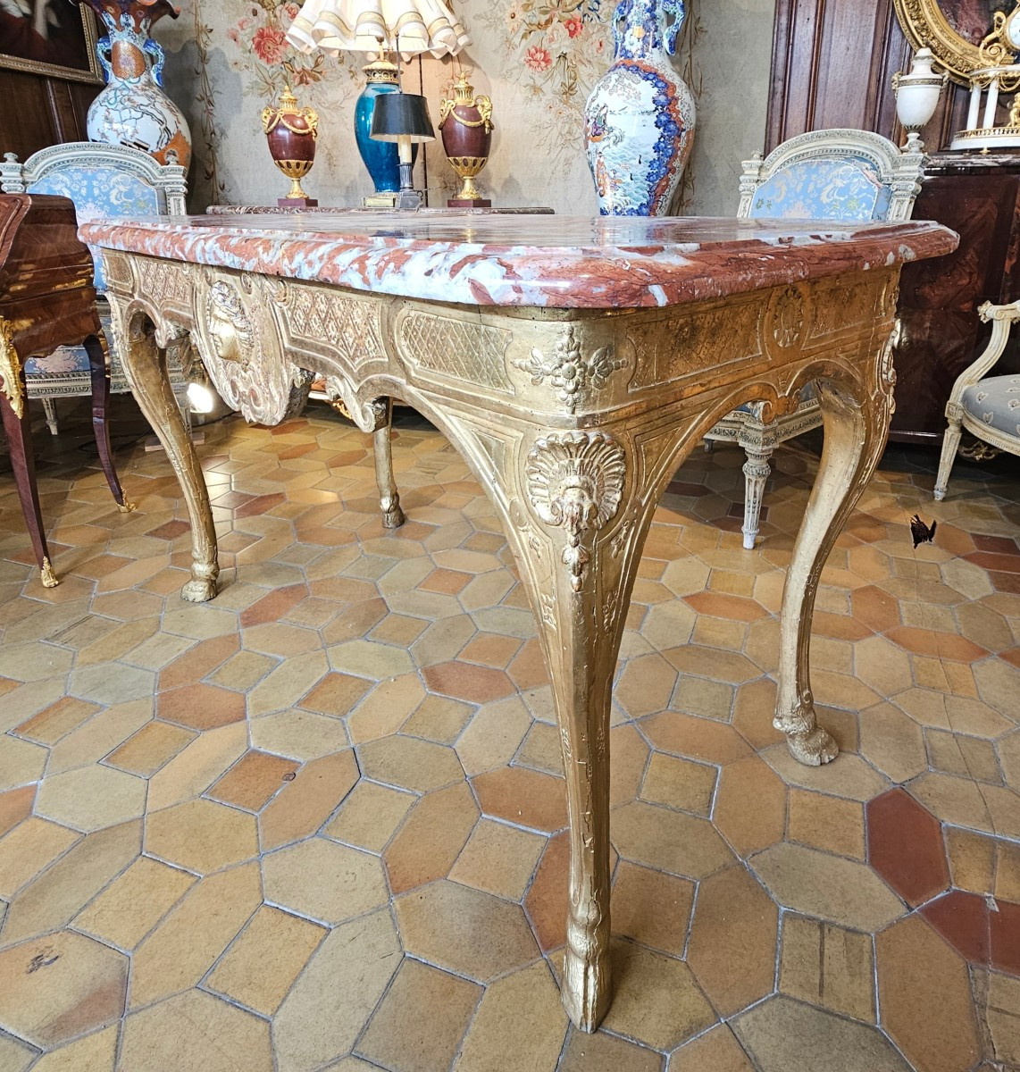 Table à Gibier Epoque Régence-photo-2