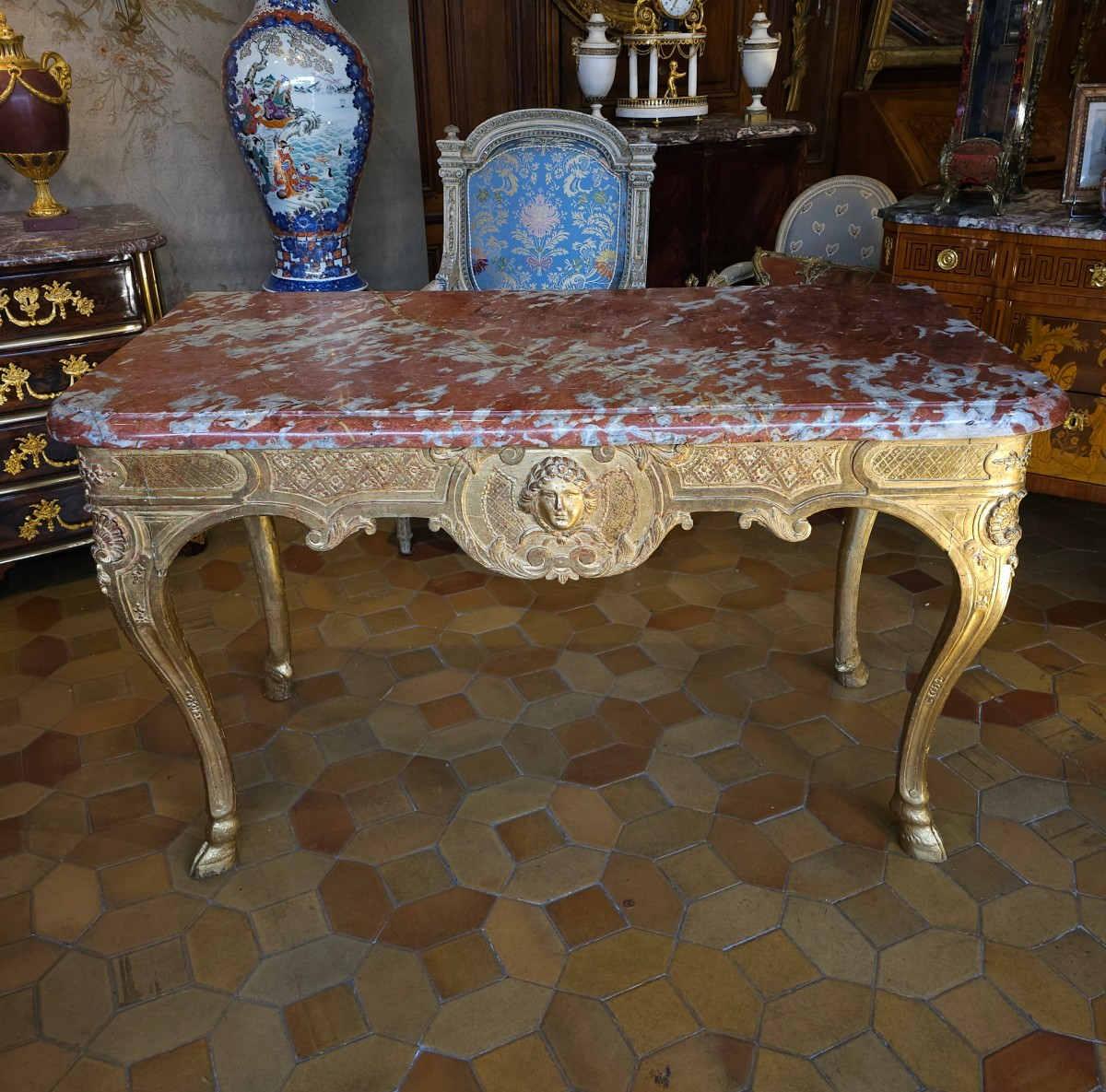 Table à Gibier Epoque Régence-photo-3