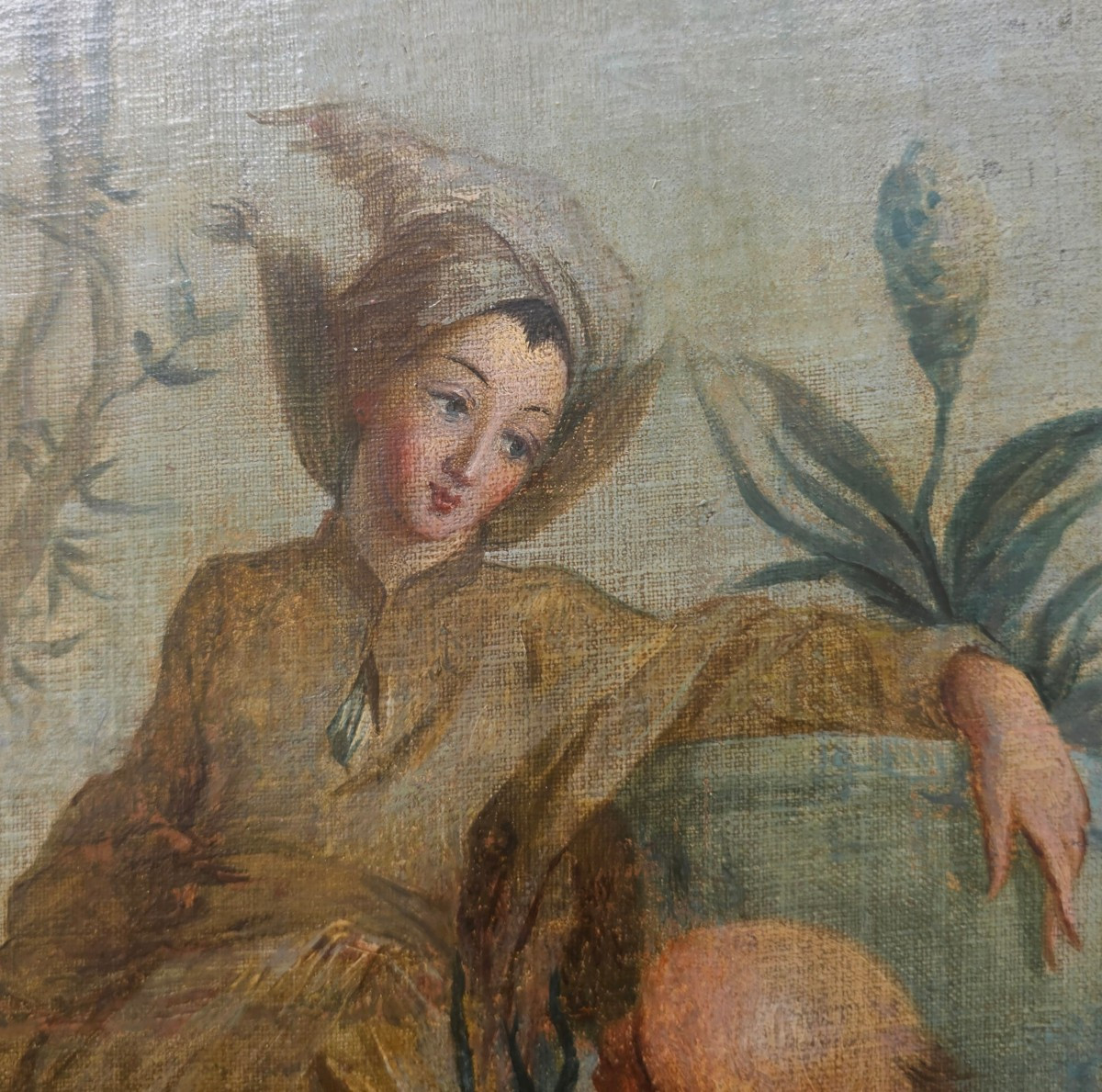 Set Of Three 18th Century Wood Panels-photo-1