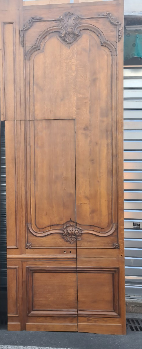 Éléments de Boiseries en Chêne du XVIIIème Siècle-photo-2