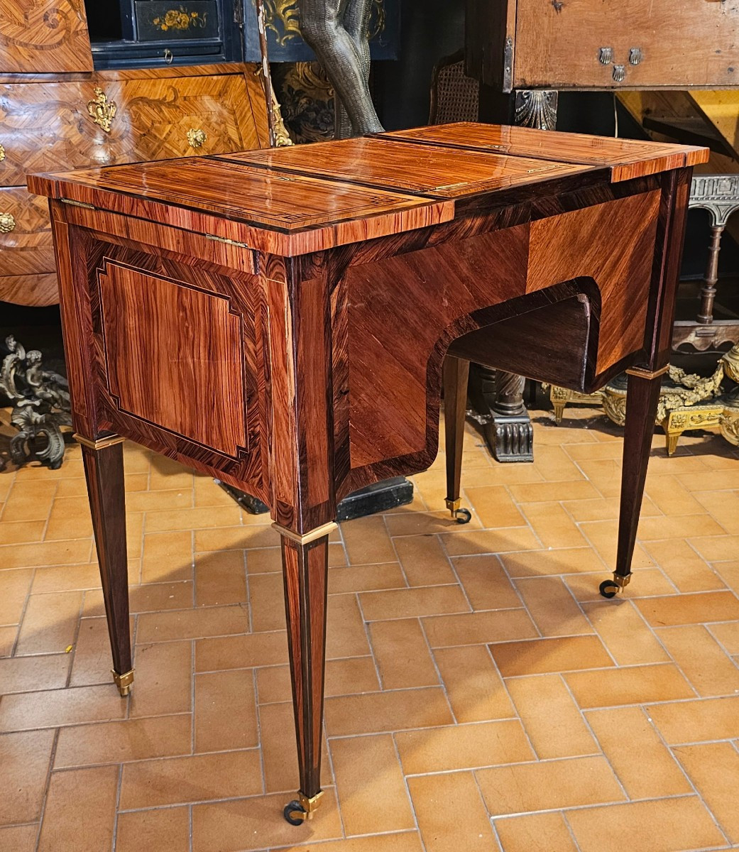 Poudreuse à Caissons Epoque Louis XVI-photo-2