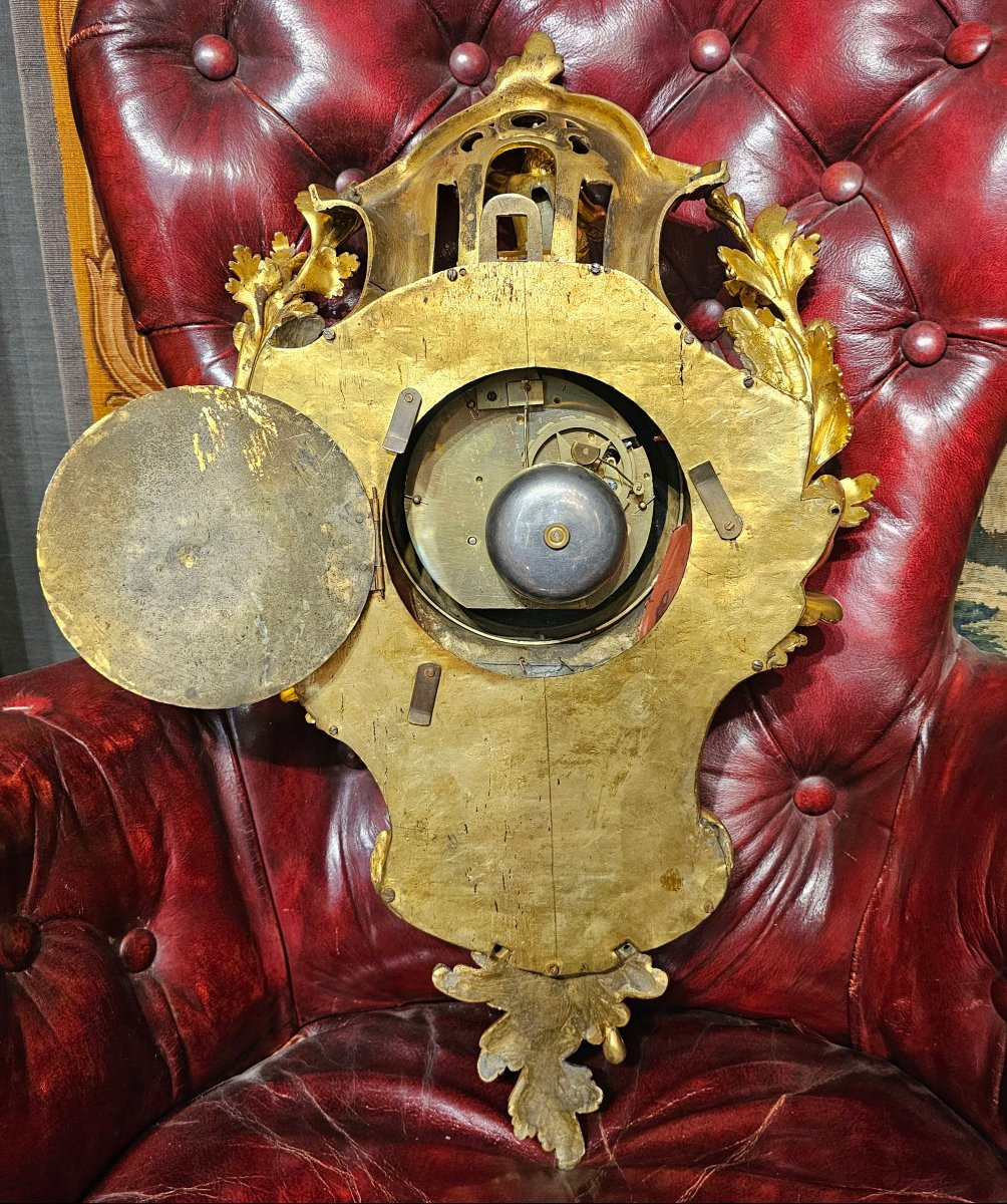 Louis XV Period Gilt Bronze Alcove Cartel-photo-4