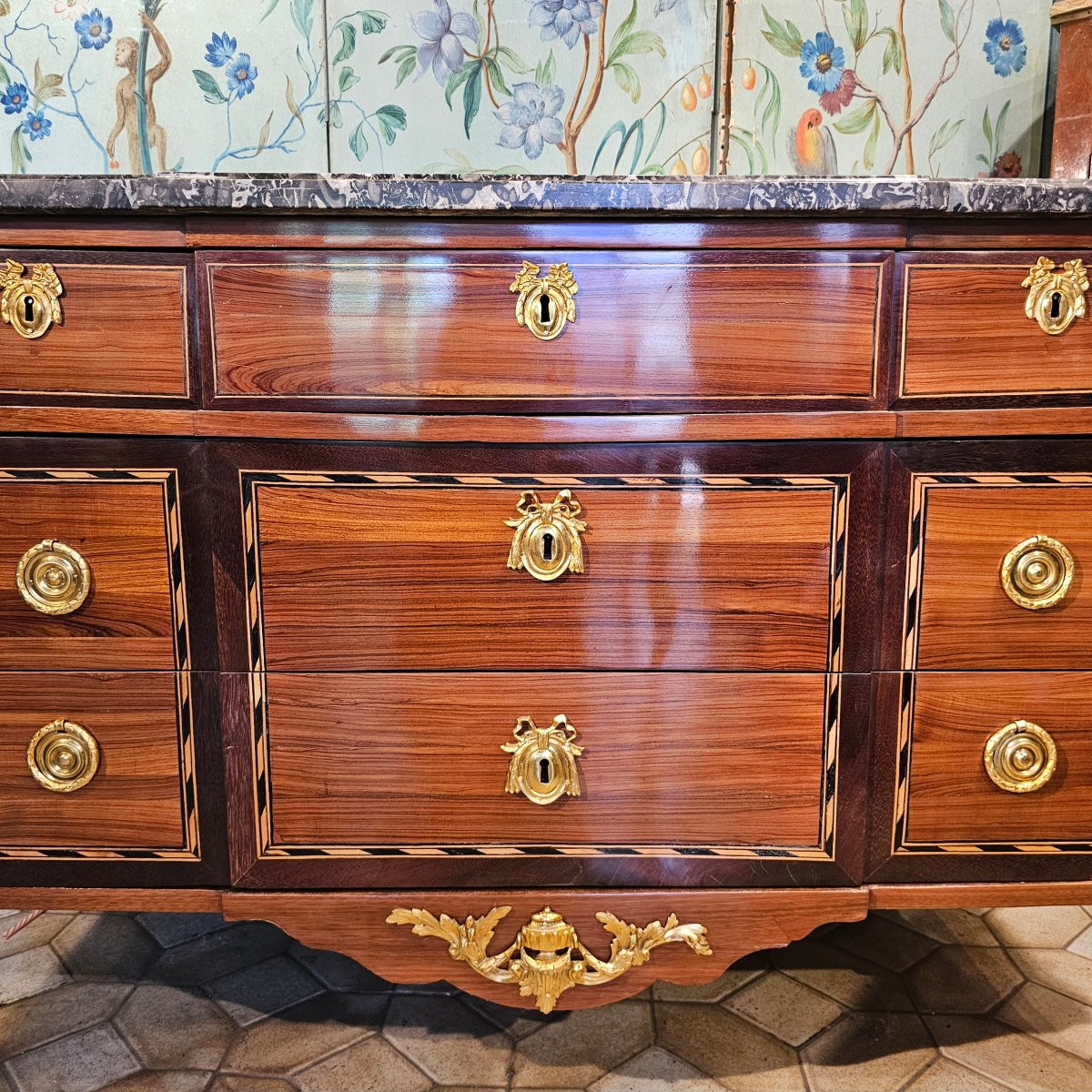 Louis XVI Period Chest Of Drawers-photo-2