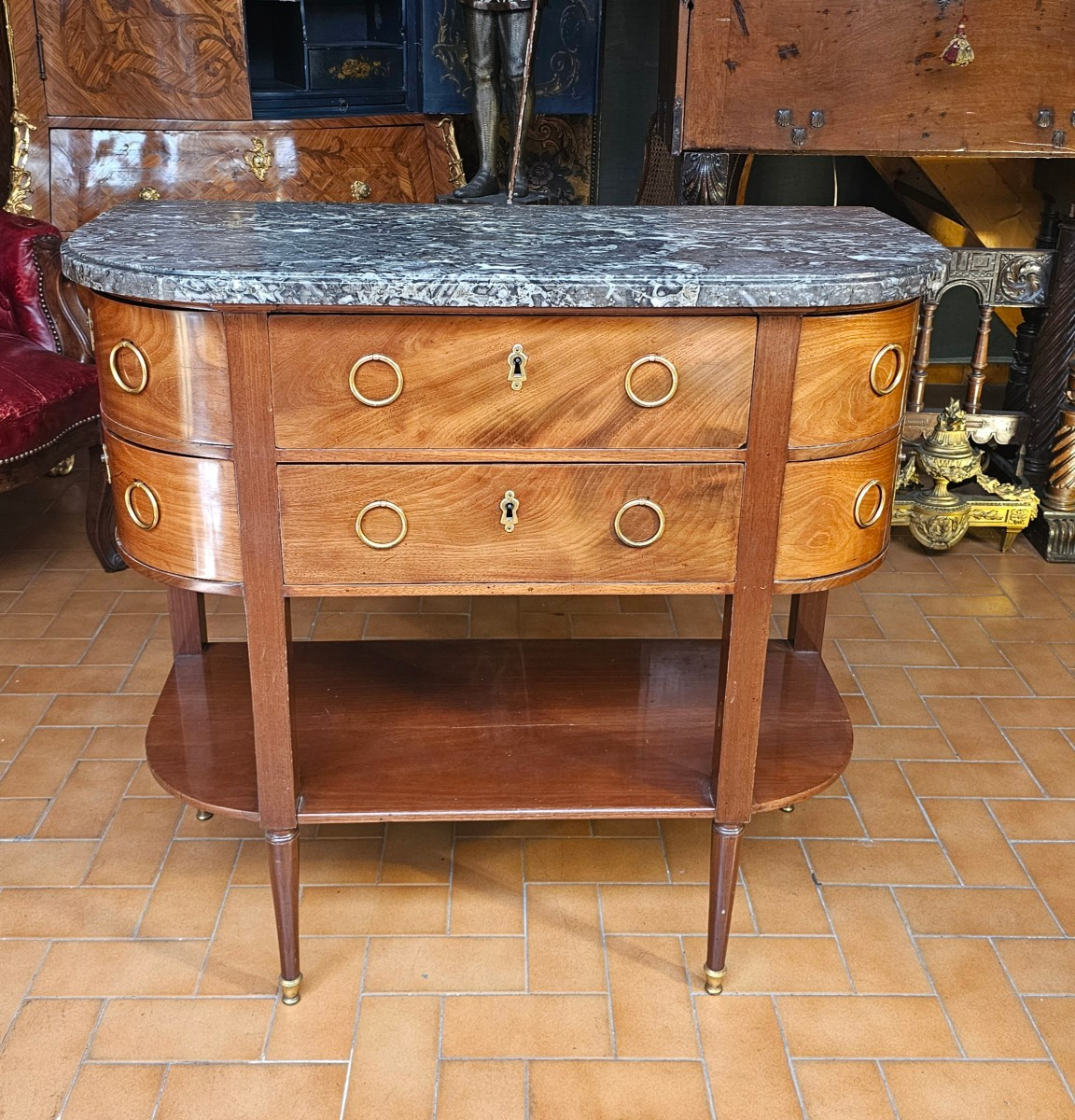 Console Desserte Epoque Louis XVI-photo-1