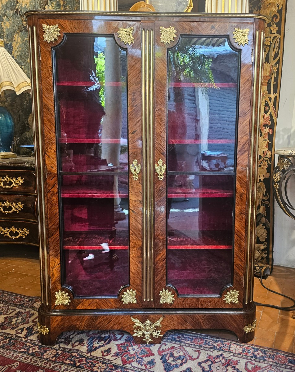 Bibliothèque Epoque Louis XIV-photo-4