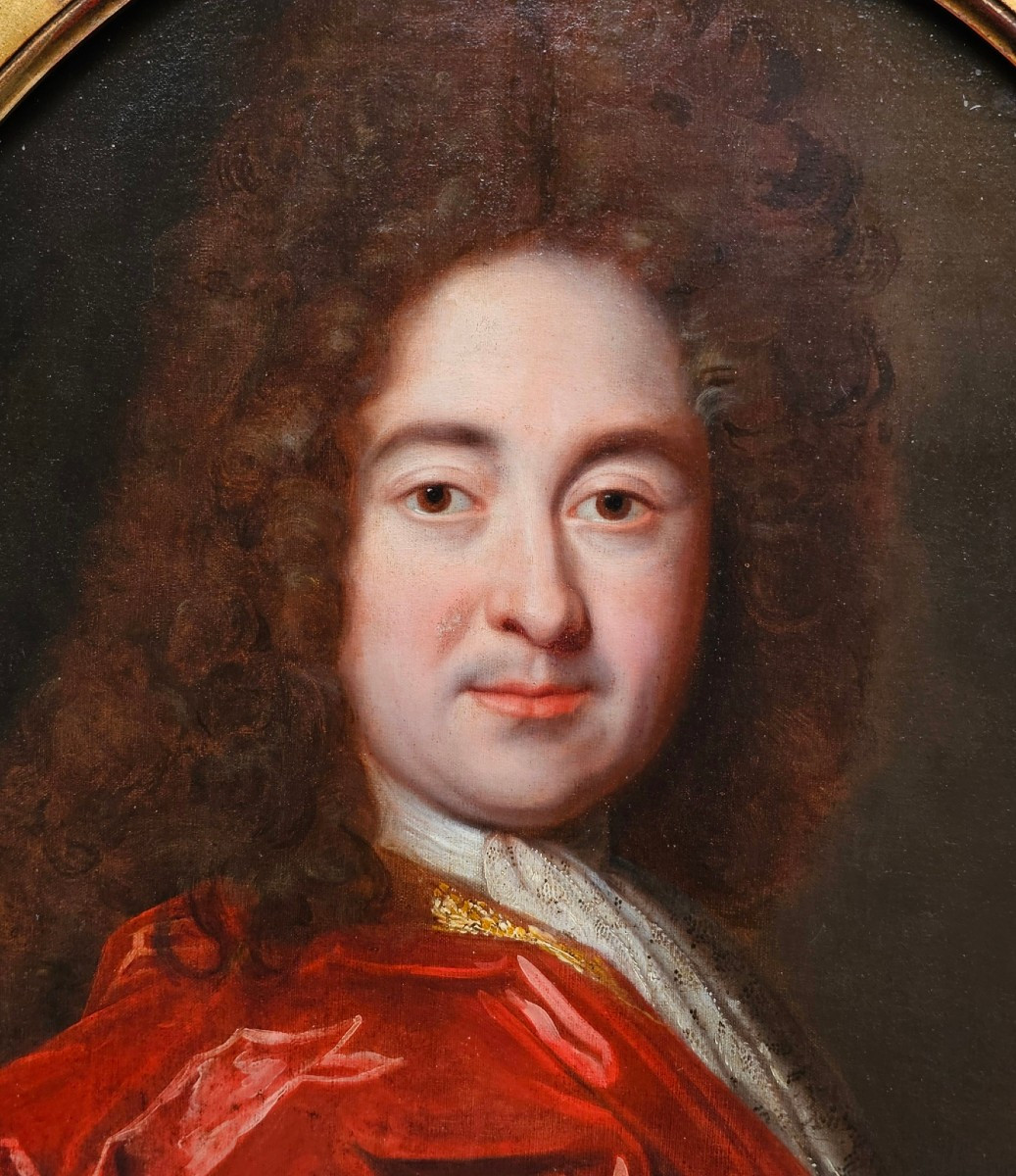 Portrait d'Homme Epoque Louis XIV-photo-2