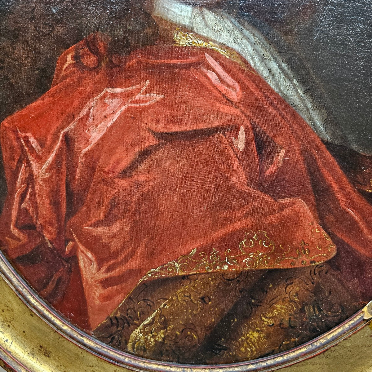 Portrait d'Homme Epoque Louis XIV-photo-3