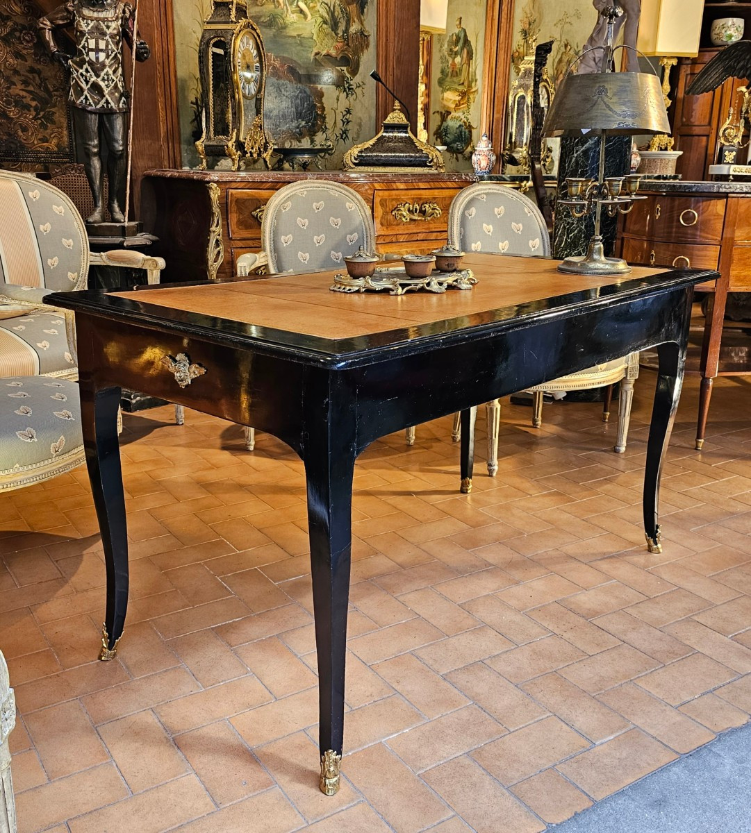 Bureau Plat Epoque Louis XV-photo-1