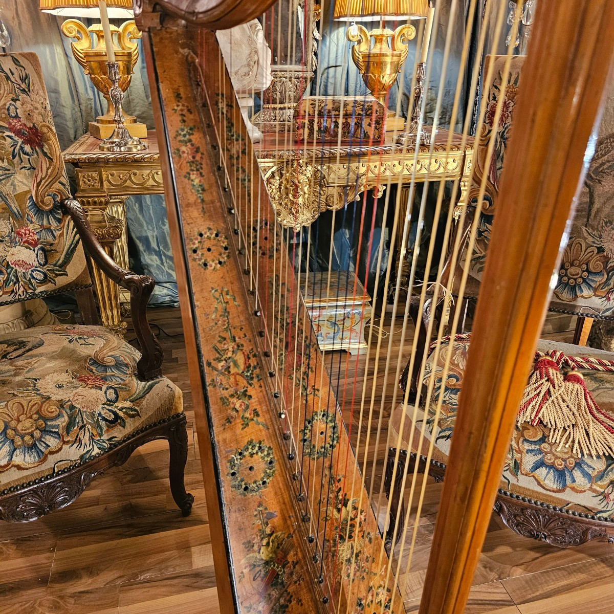 Harpe Epoque Louis XVI-photo-4