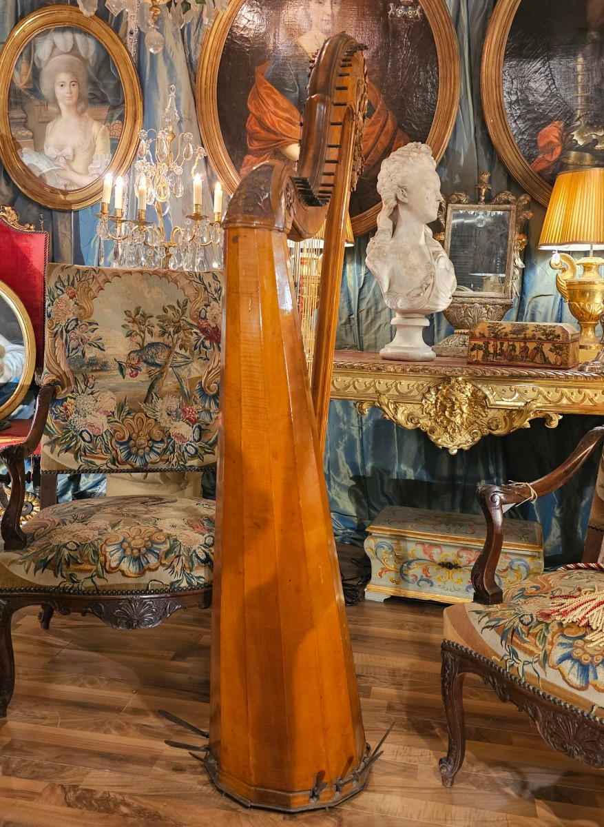 Harpe Epoque Louis XVI-photo-6