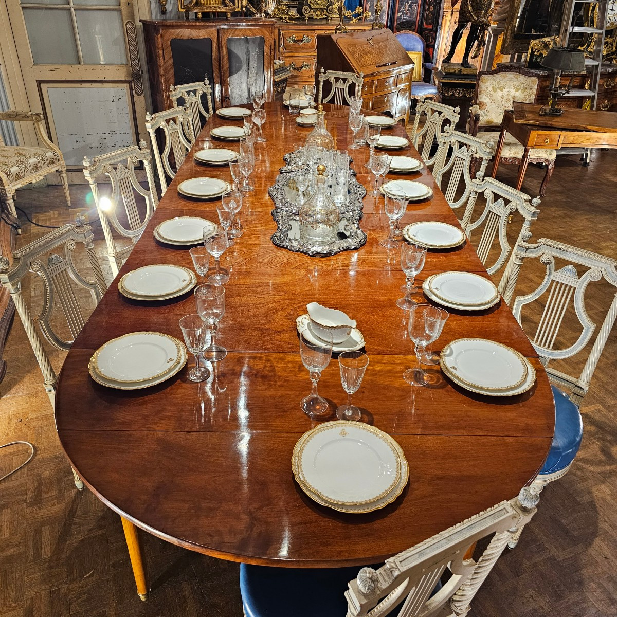 Table de Salle à Manger Epoque Louis XVI-photo-4