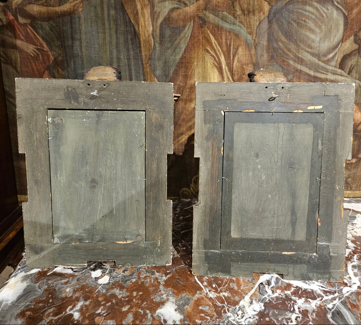 Pair Of Louis XIV Period Mirrors-photo-1