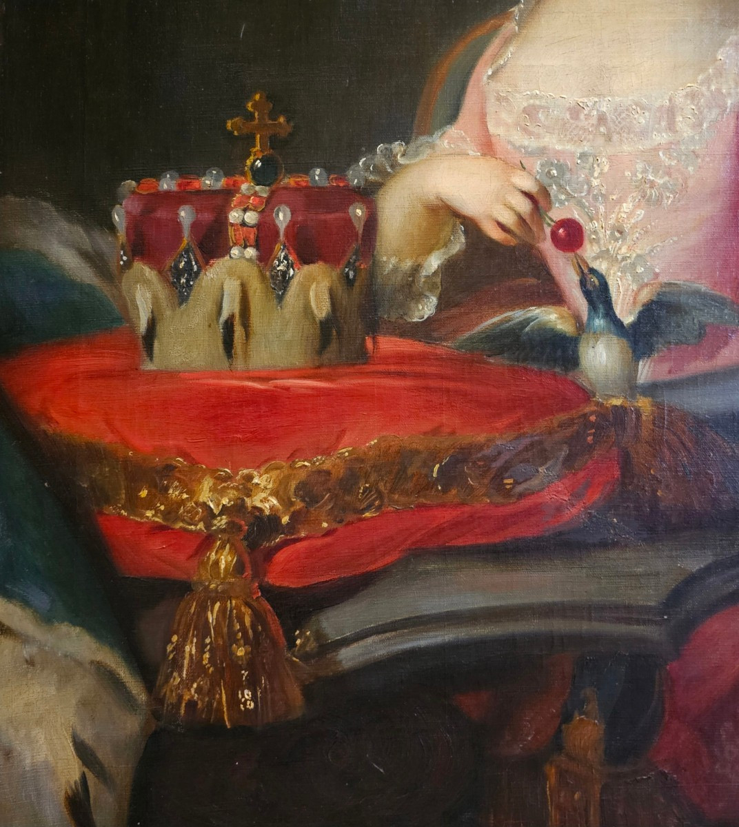 Portrait d'une Jeune Princesse XIXème Siècle-photo-3