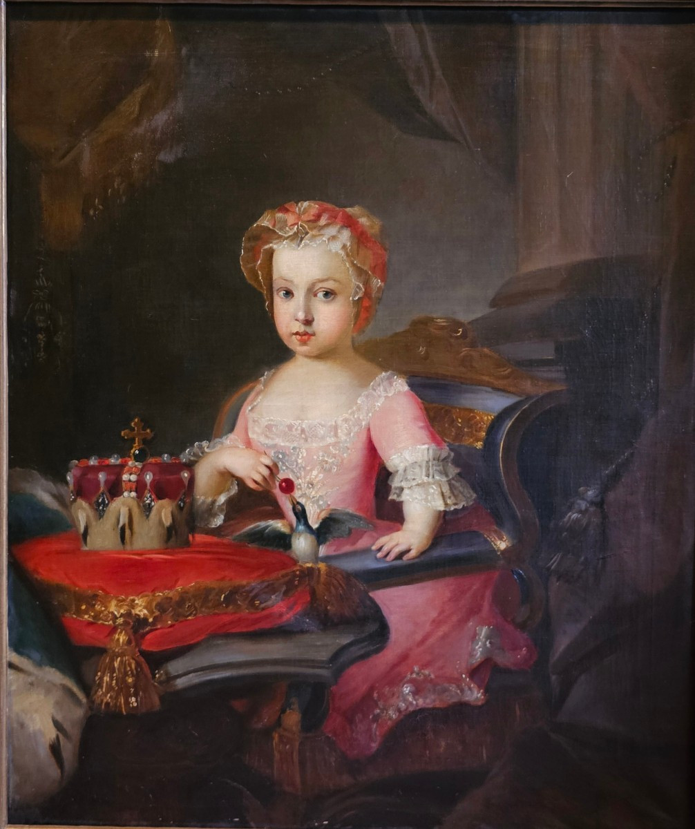 Portrait d'une Jeune Princesse XIXème Siècle-photo-2