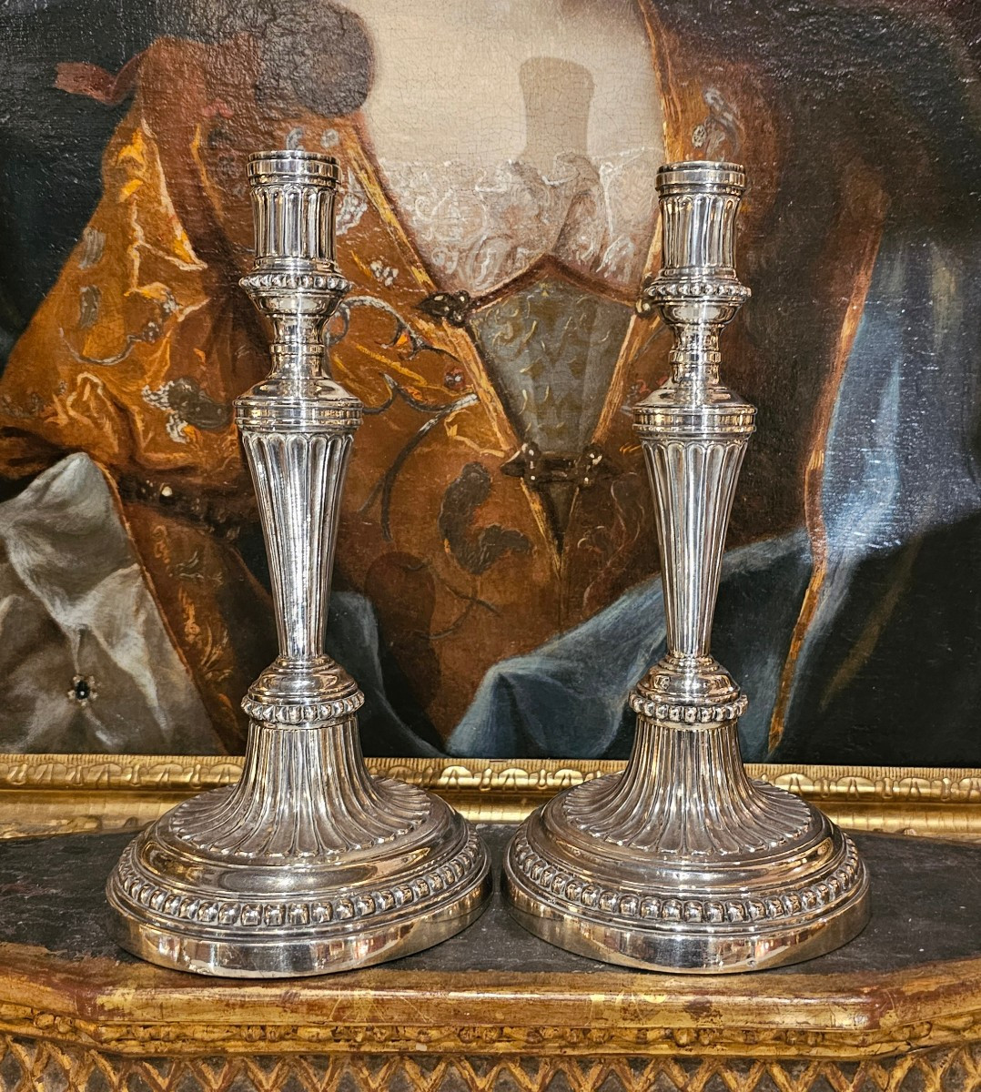 Pair Of Louis XVI Period Candlesticks