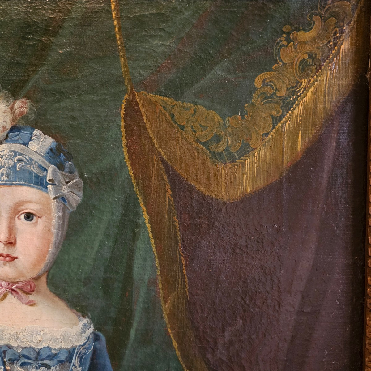 Portrait Of Caterina Cavalieri At The Age Of Six, 18th Century-photo-4