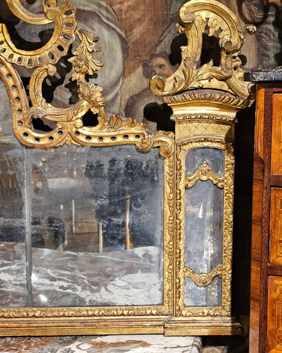 Regency Period Mirror With Glazing Beads-photo-4