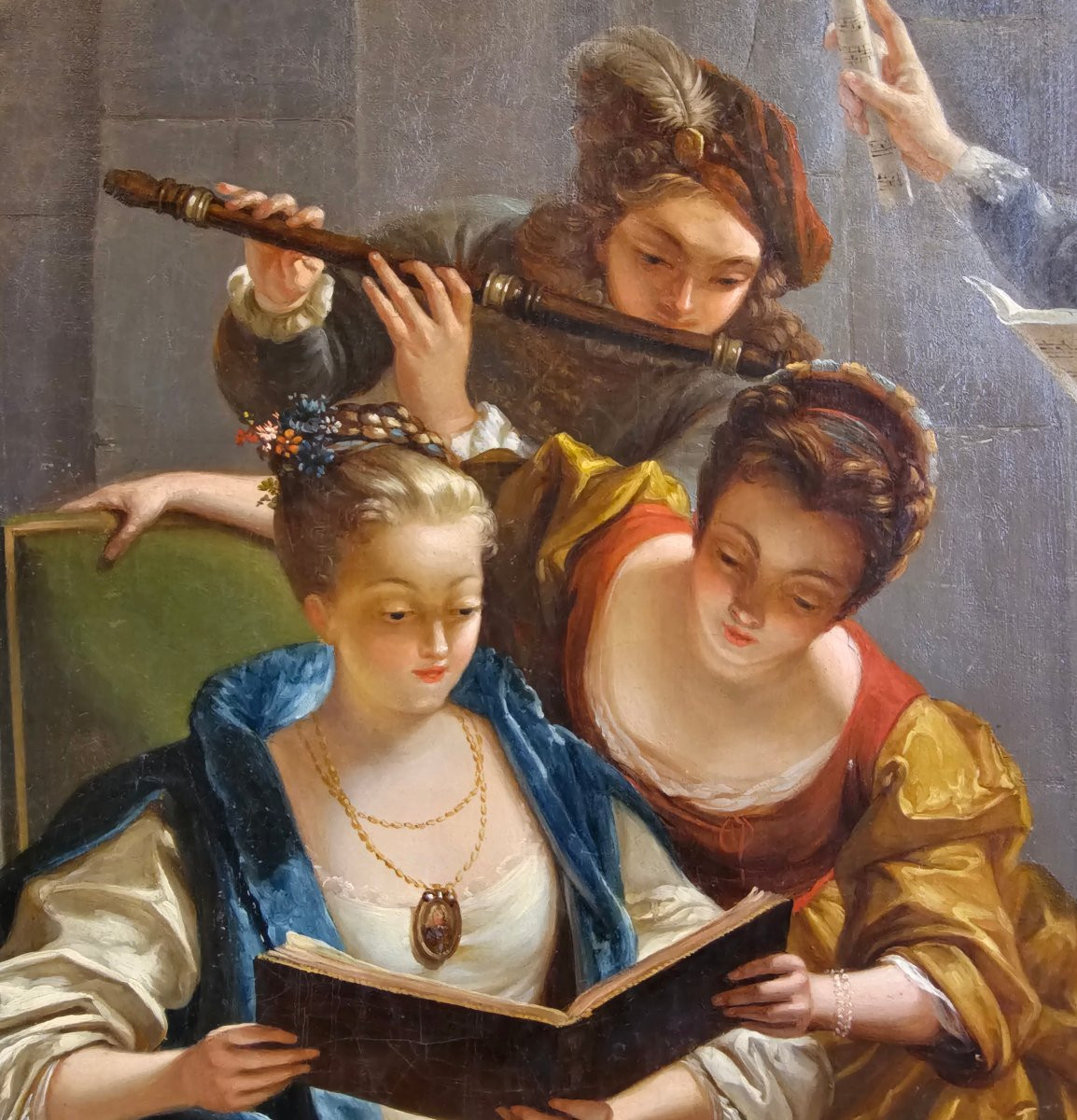 "a Quartet In Concert" Late 18th Century-photo-2