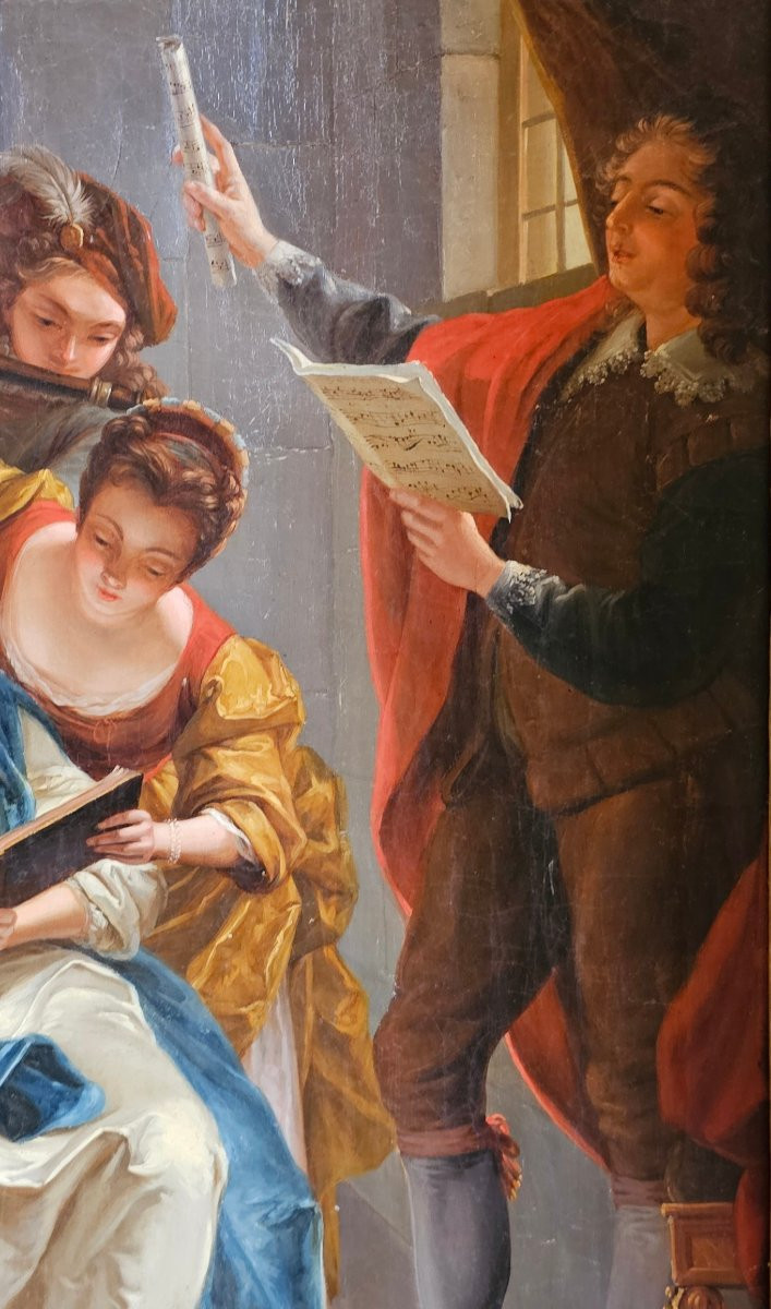 "a Quartet In Concert" Late 18th Century-photo-4