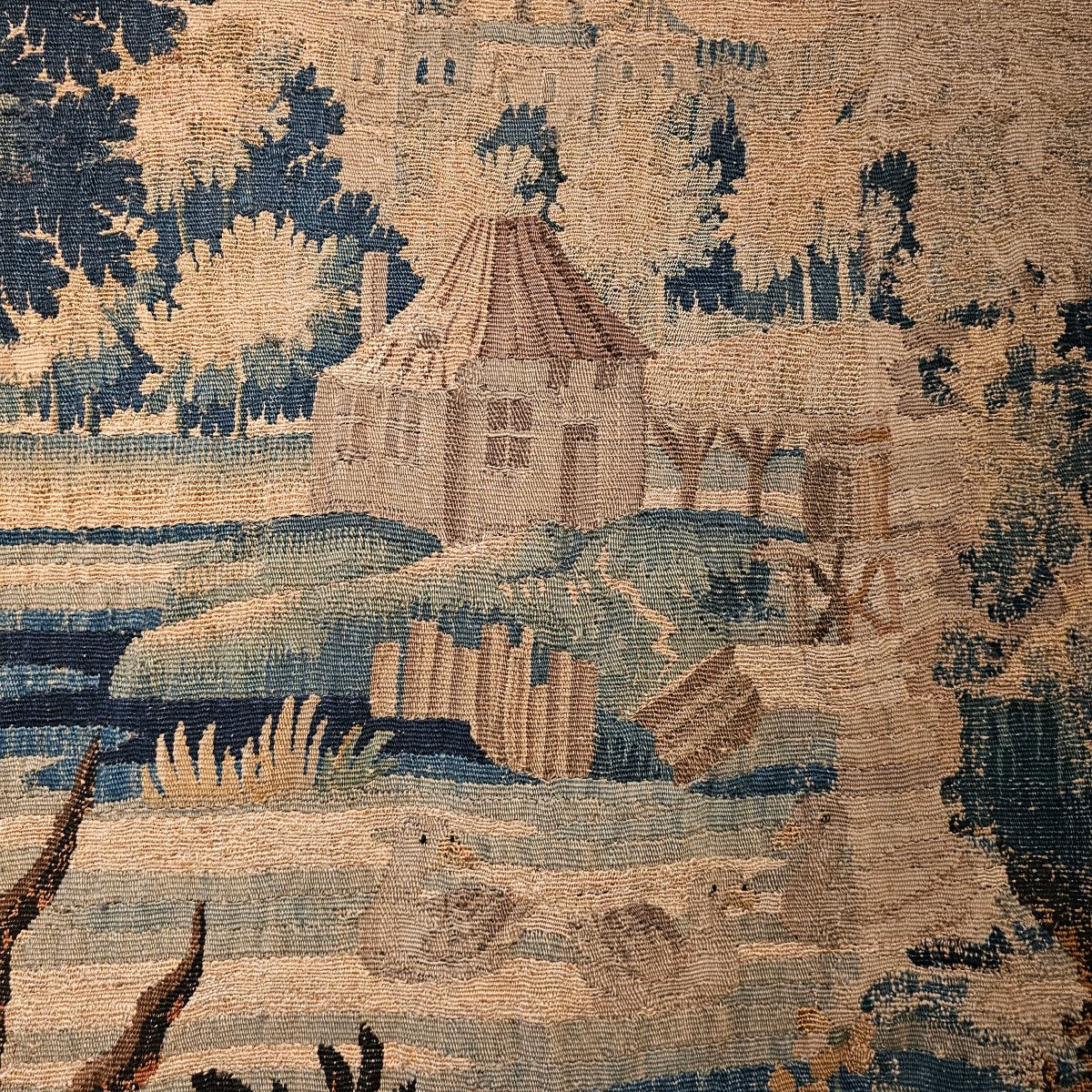 Tapisserie Aubusson Epoque XVIIème Siècle-photo-3