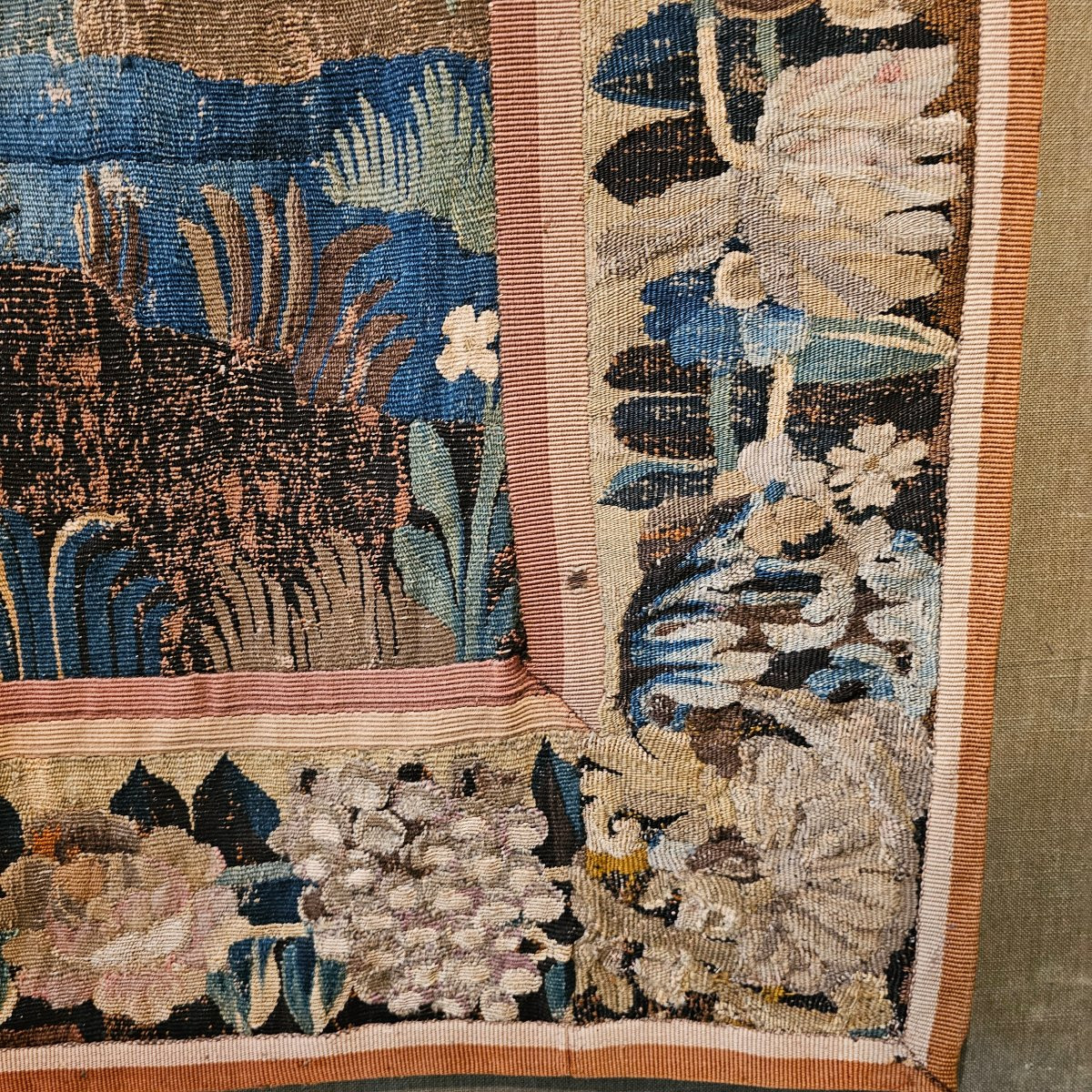 Tapisserie Aubusson Epoque XVIIème Siècle-photo-1