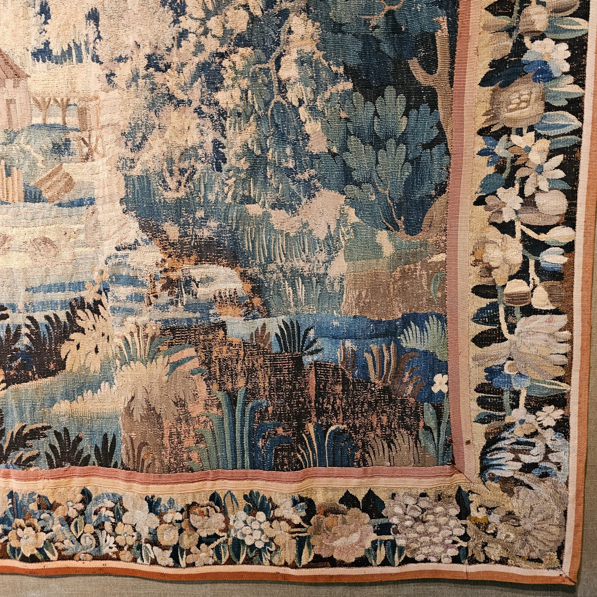 Tapisserie Aubusson Epoque XVIIème Siècle-photo-4