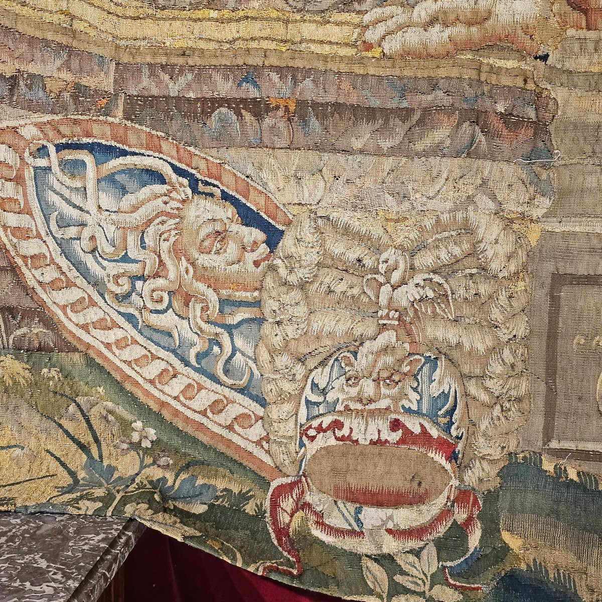 Tapisserie Fine de Bruxelles Epoque XVIIème Siècle-photo-4