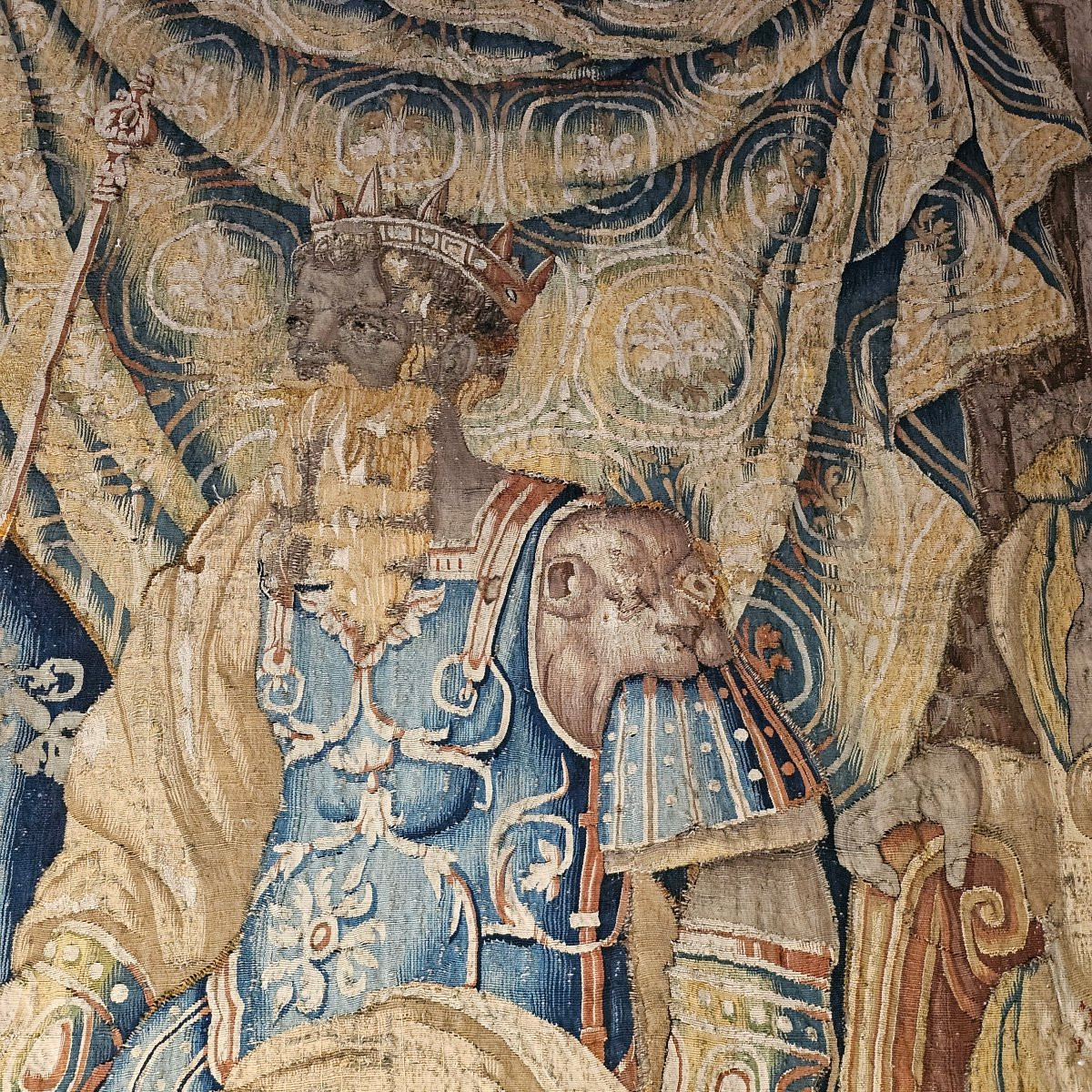 Tapisserie Fine de Bruxelles Epoque XVIIème Siècle-photo-5