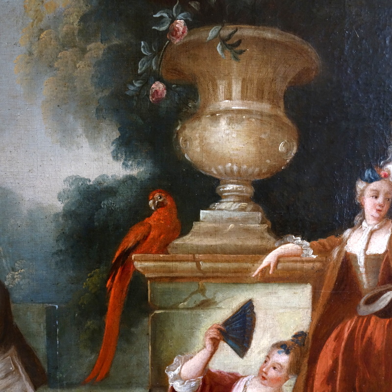 Tableau époque XVIIIème Siècle-photo-2