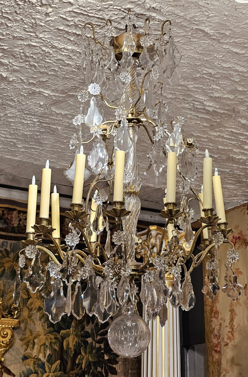 Lustre de Forme Cage Style Louis XV