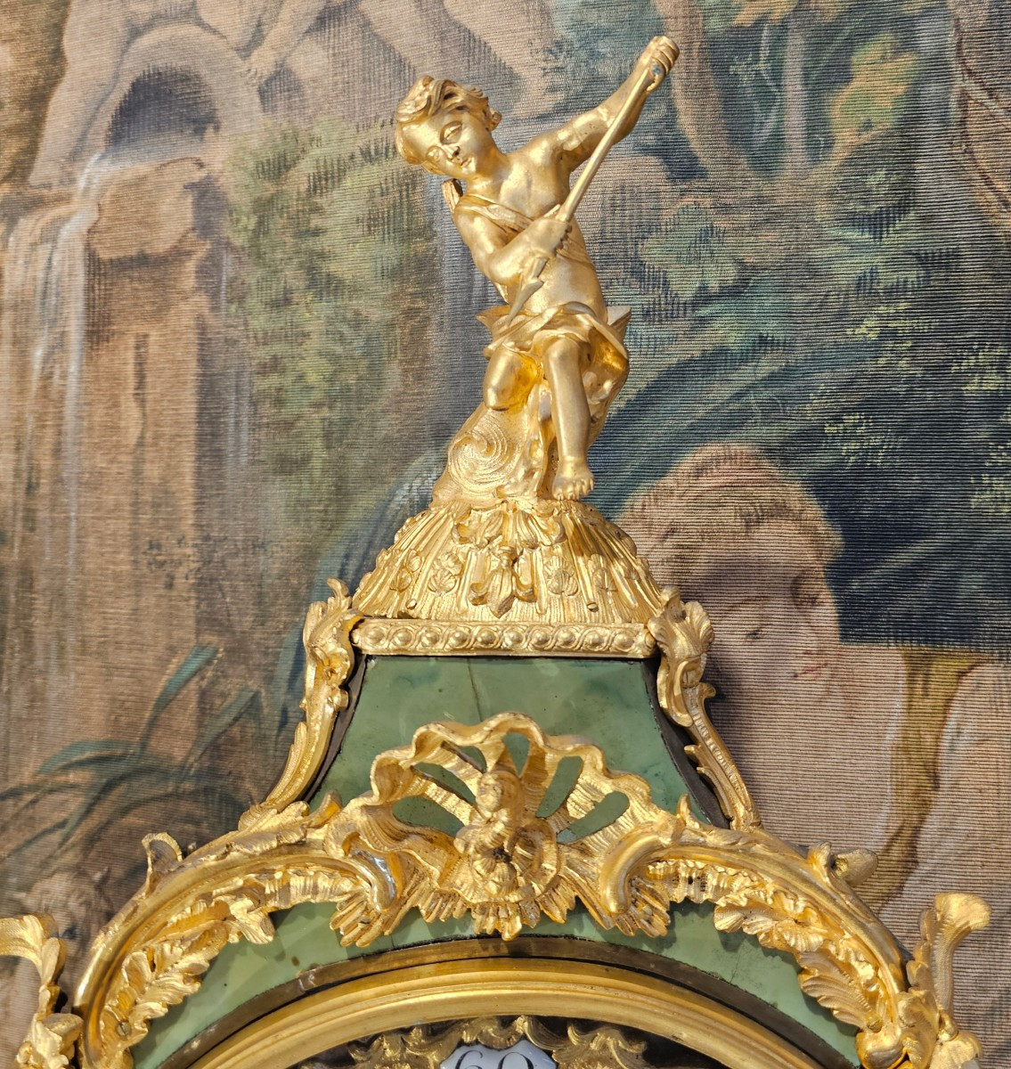 Cartel et sa Console d'Epoque Louis XV-photo-2