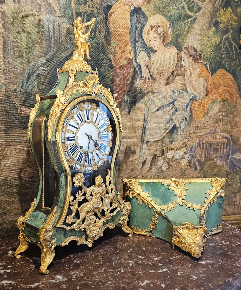 Cartel et sa Console d'Epoque Louis XV-photo-1