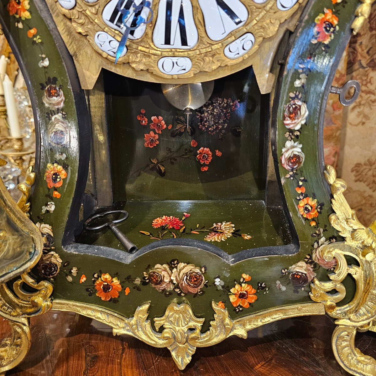 Cartel et son Socle de Style Louis XV-photo-2