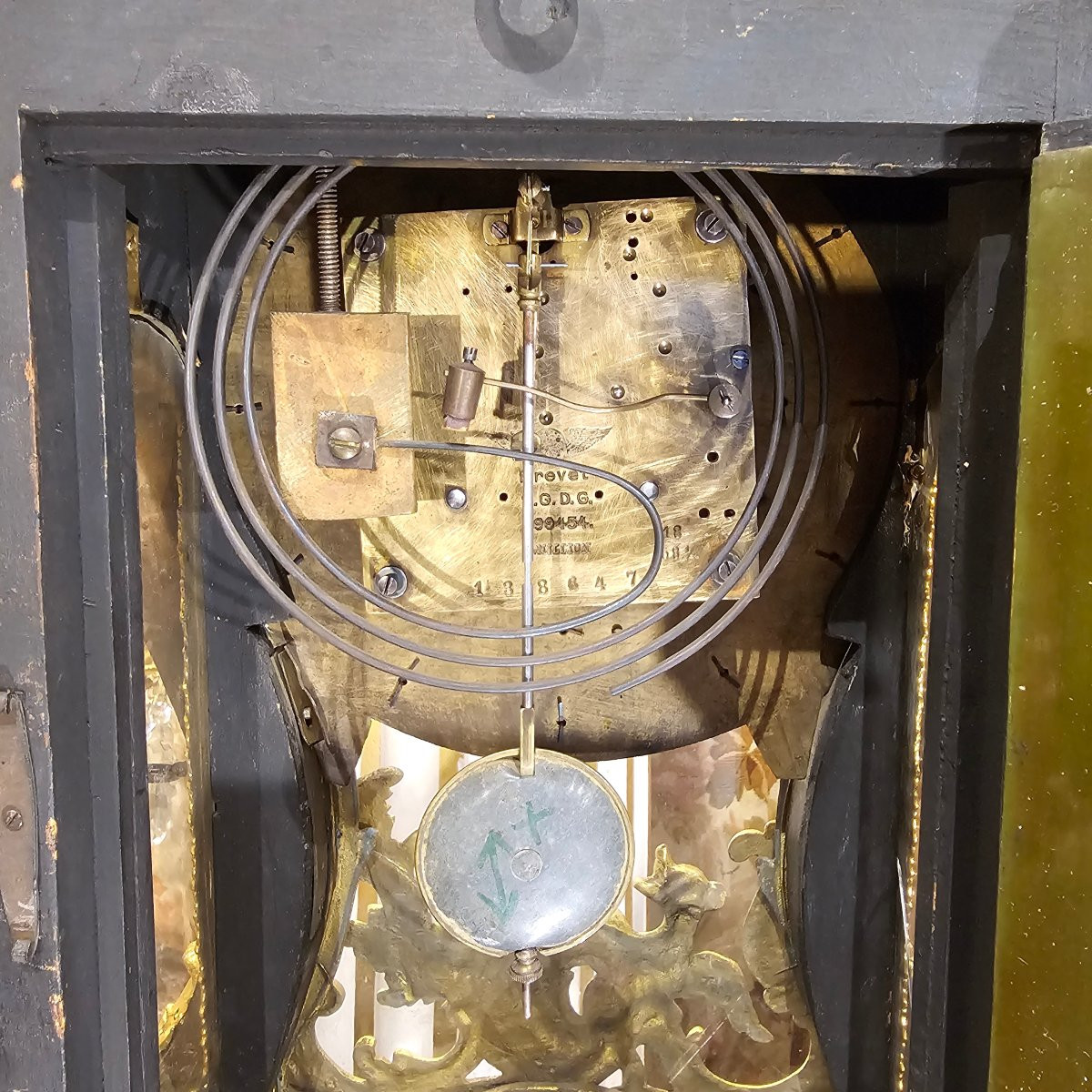 Cartel et son Socle de Style Louis XV-photo-4