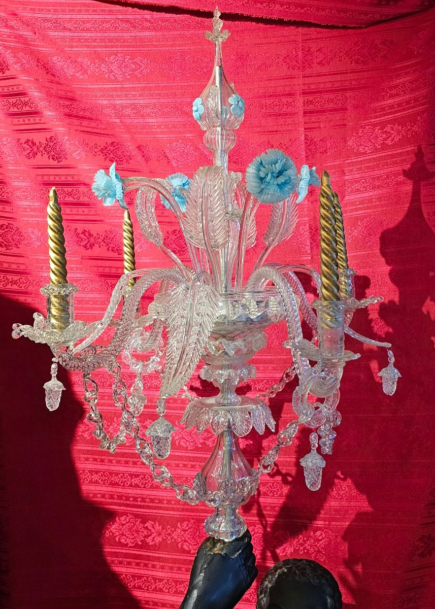 Figure Carrying A Girandole, Napoleon III Era-photo-3