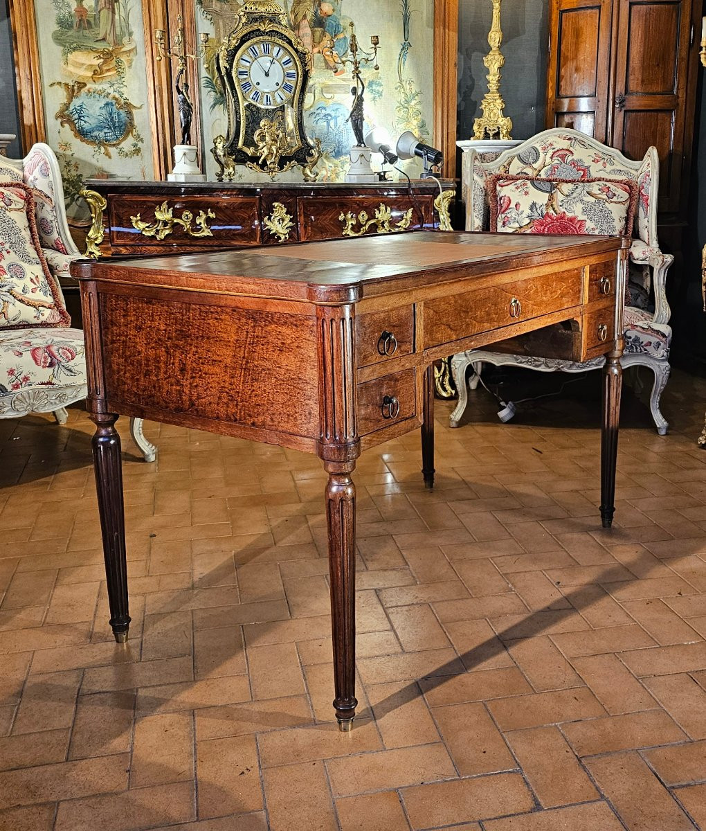 Table à jeu dite  " Tric Trac" Epoque Louis XVI-photo-3