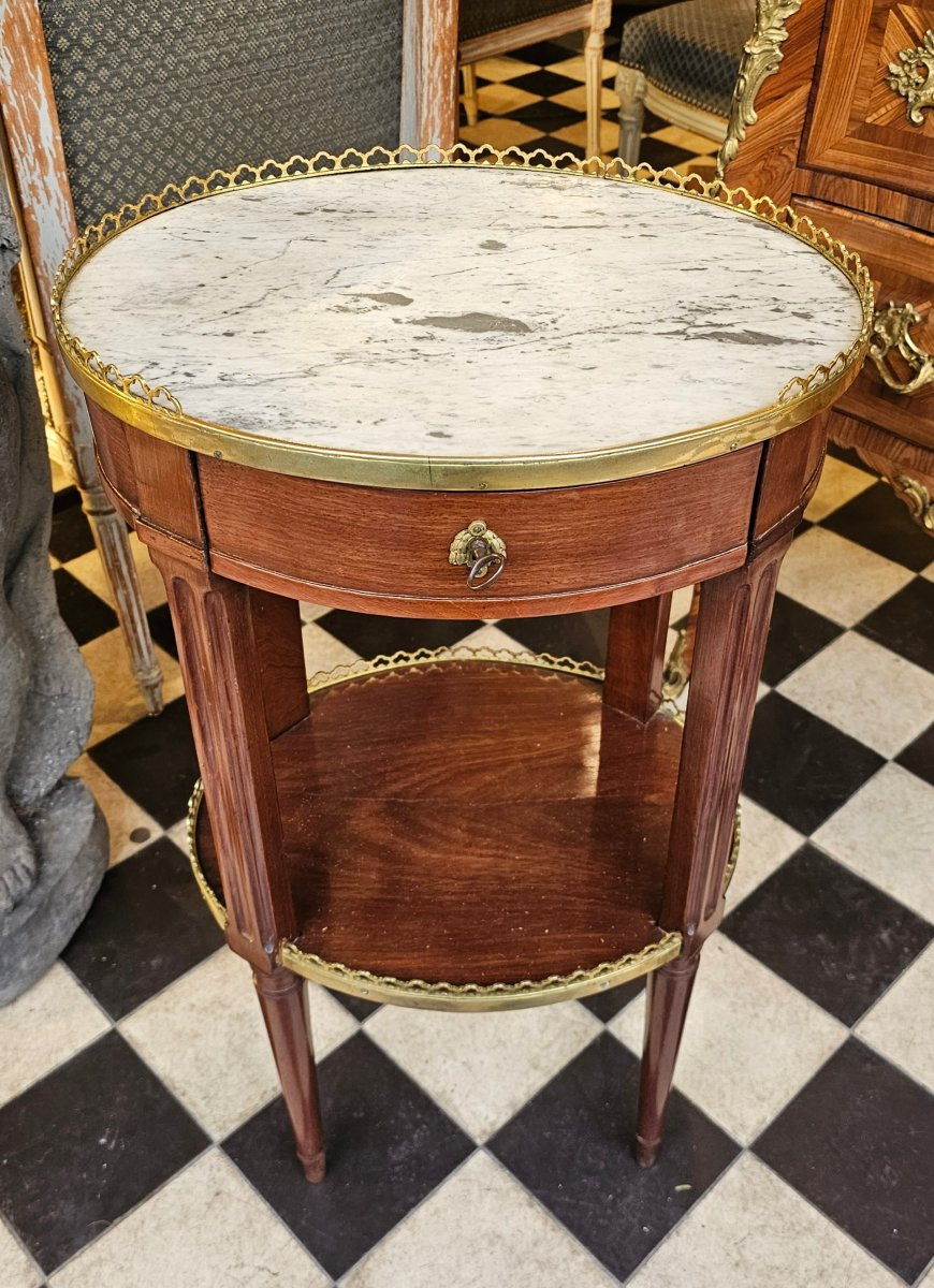 Table de Salon en Acajou Epoque Louis XVI-photo-3