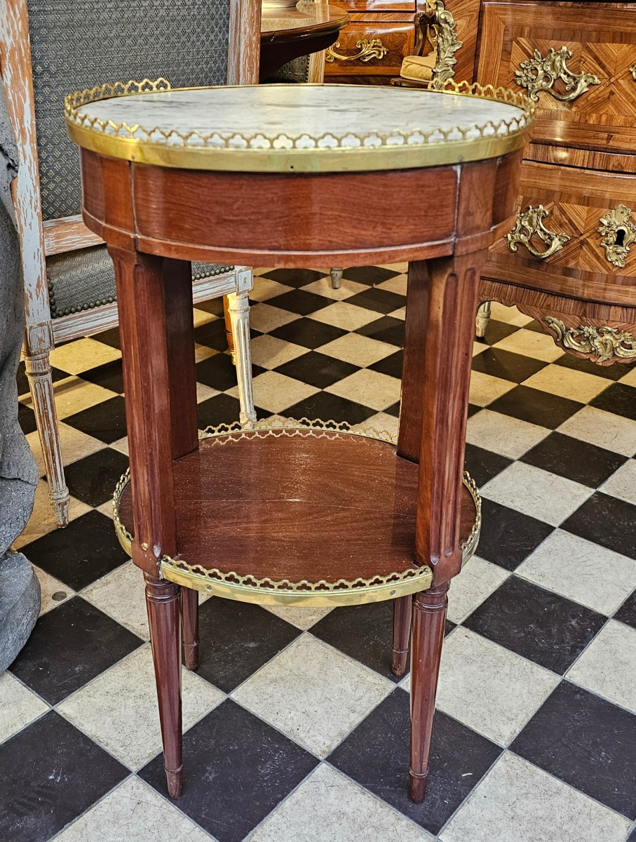 Table de Salon en Acajou Epoque Louis XVI-photo-1