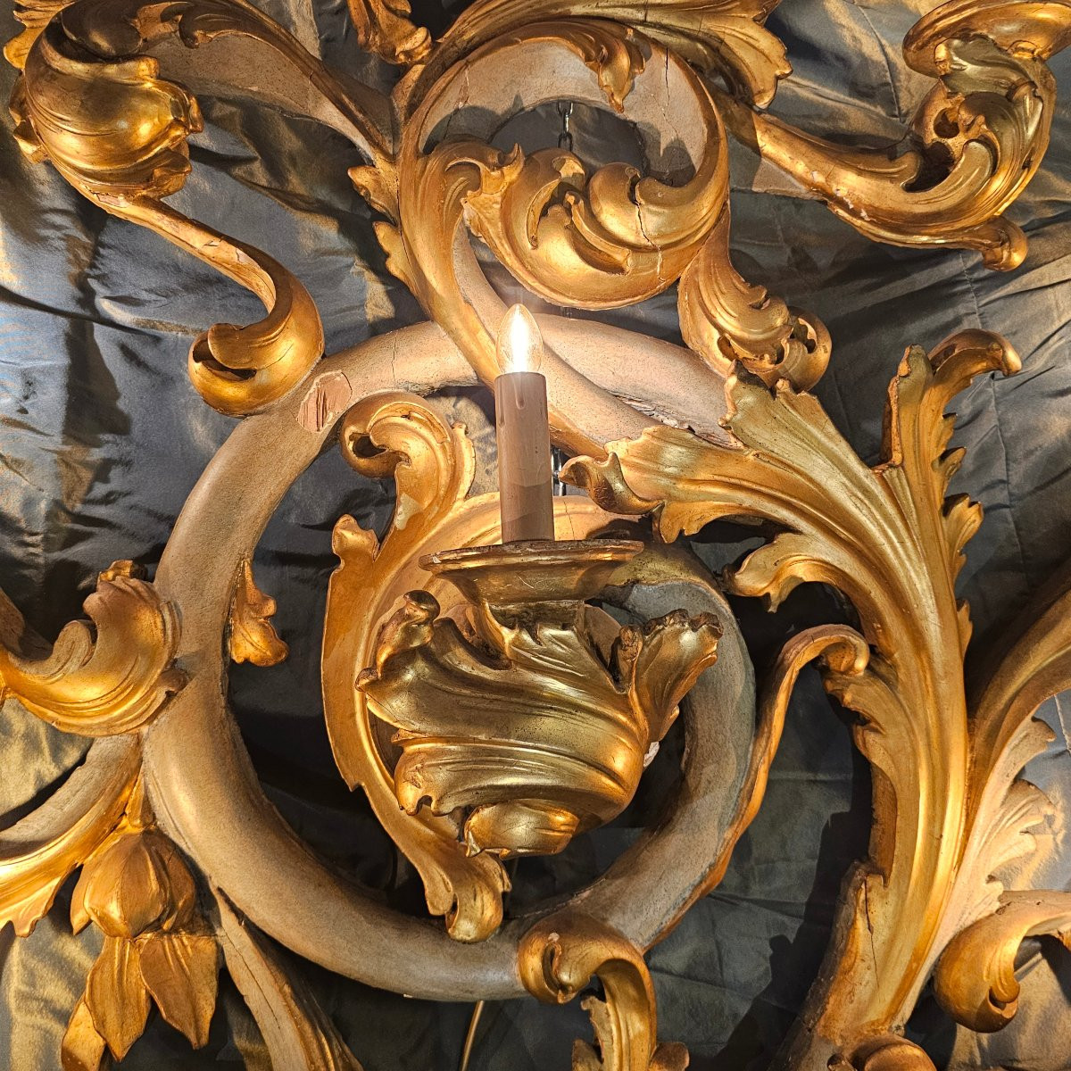 Paire de Grandes Appliques XVIIIème Siècle-photo-3