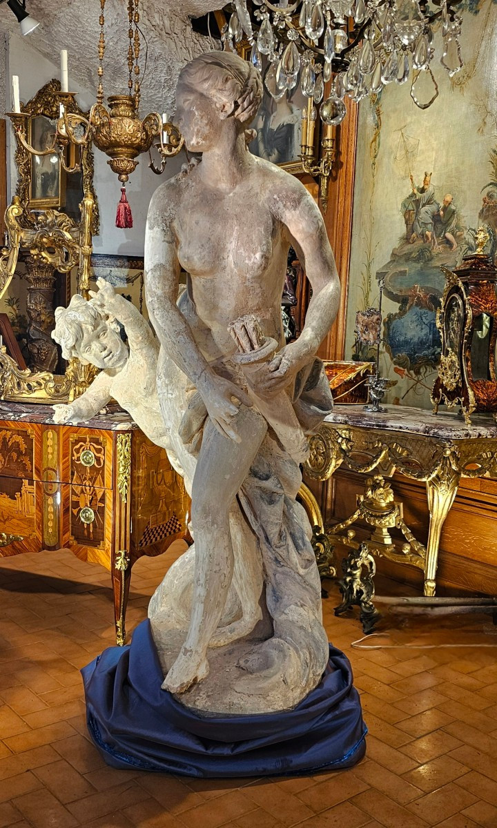 Statue en Terre Cuite Epoque XVIIIème Siècle-photo-4