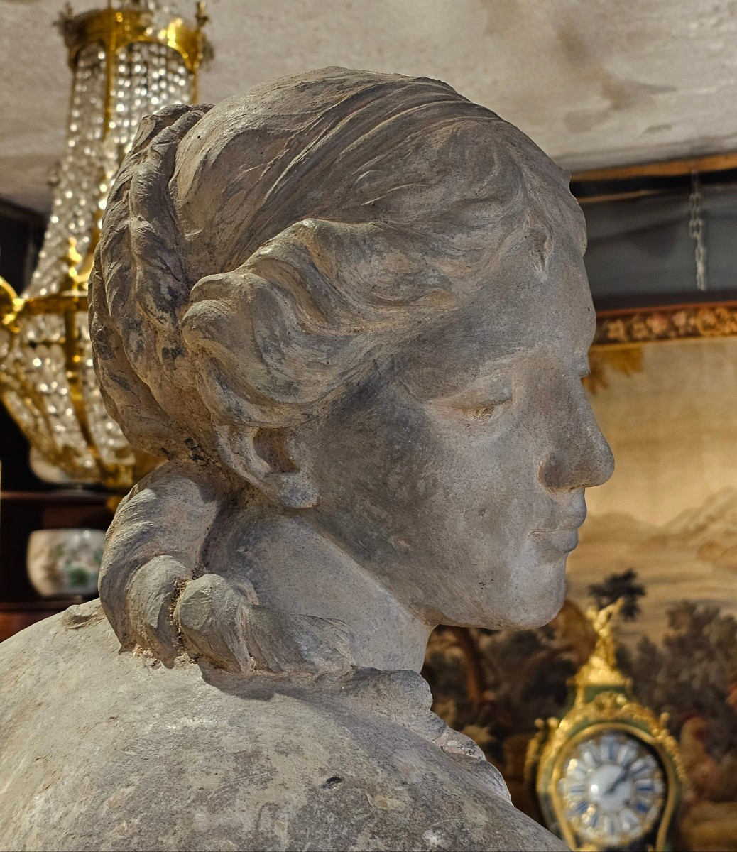 Statue en Terre Cuite Epoque XVIIIème Siècle-photo-1