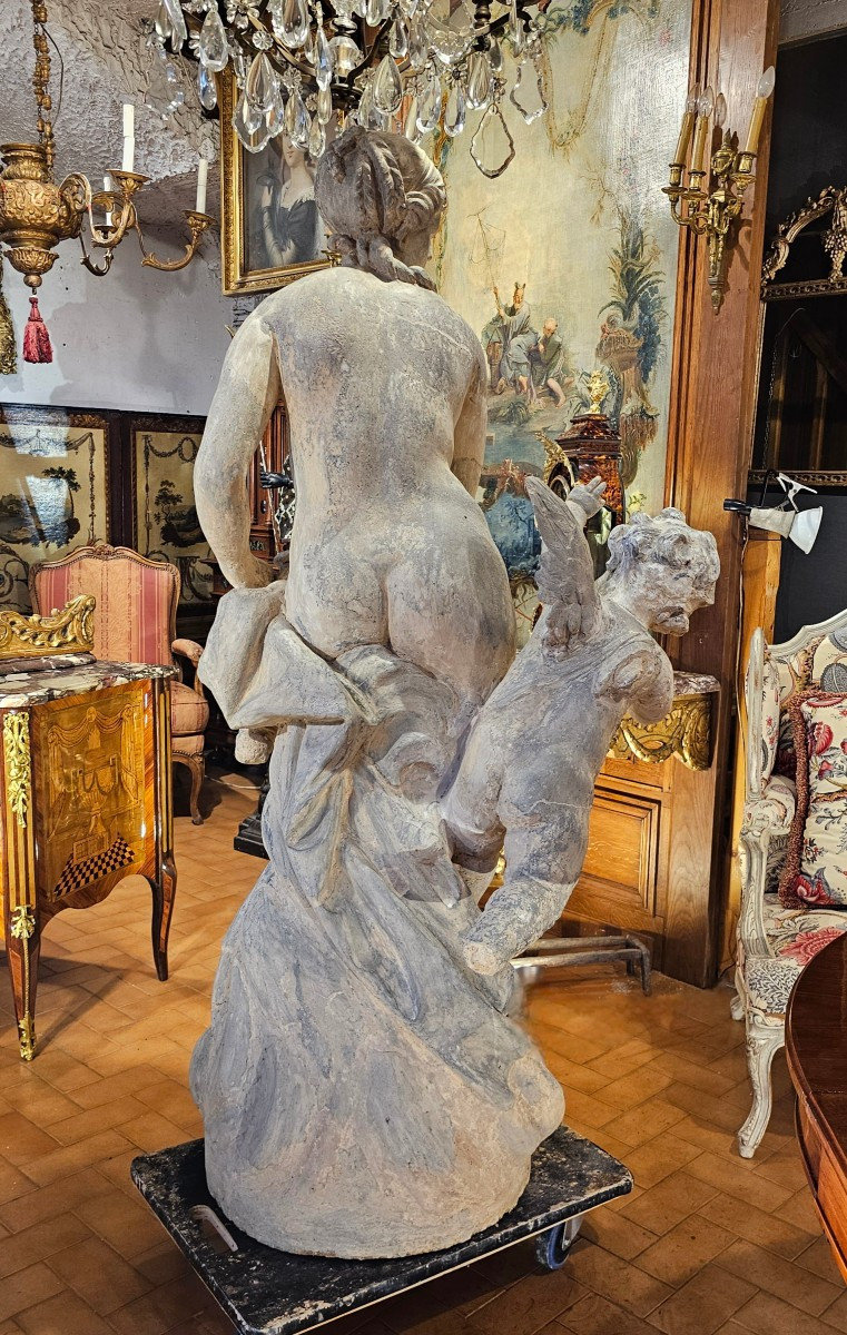 Statue en Terre Cuite Epoque XVIIIème Siècle-photo-2