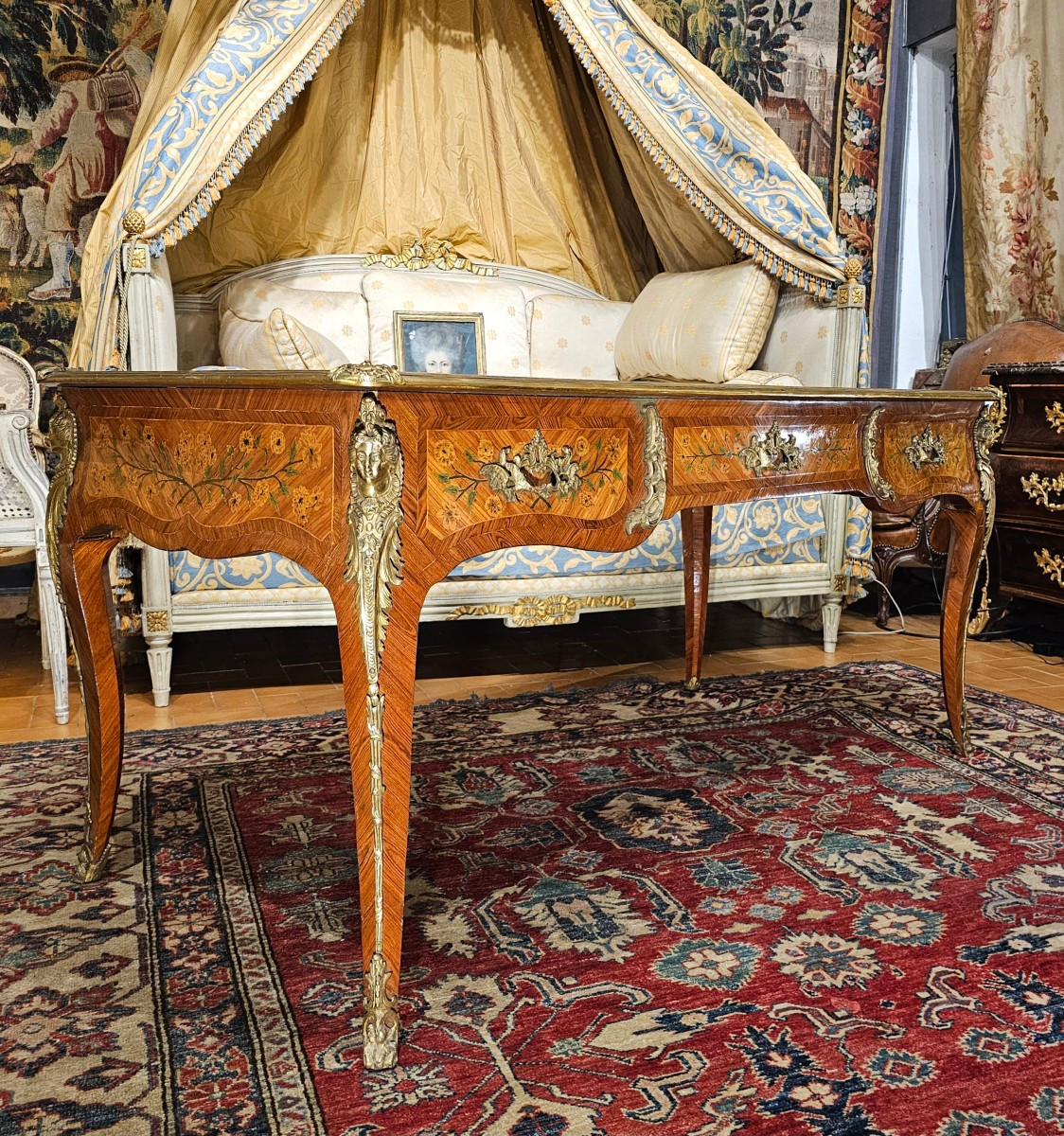 Louis XV Style Flat Desk