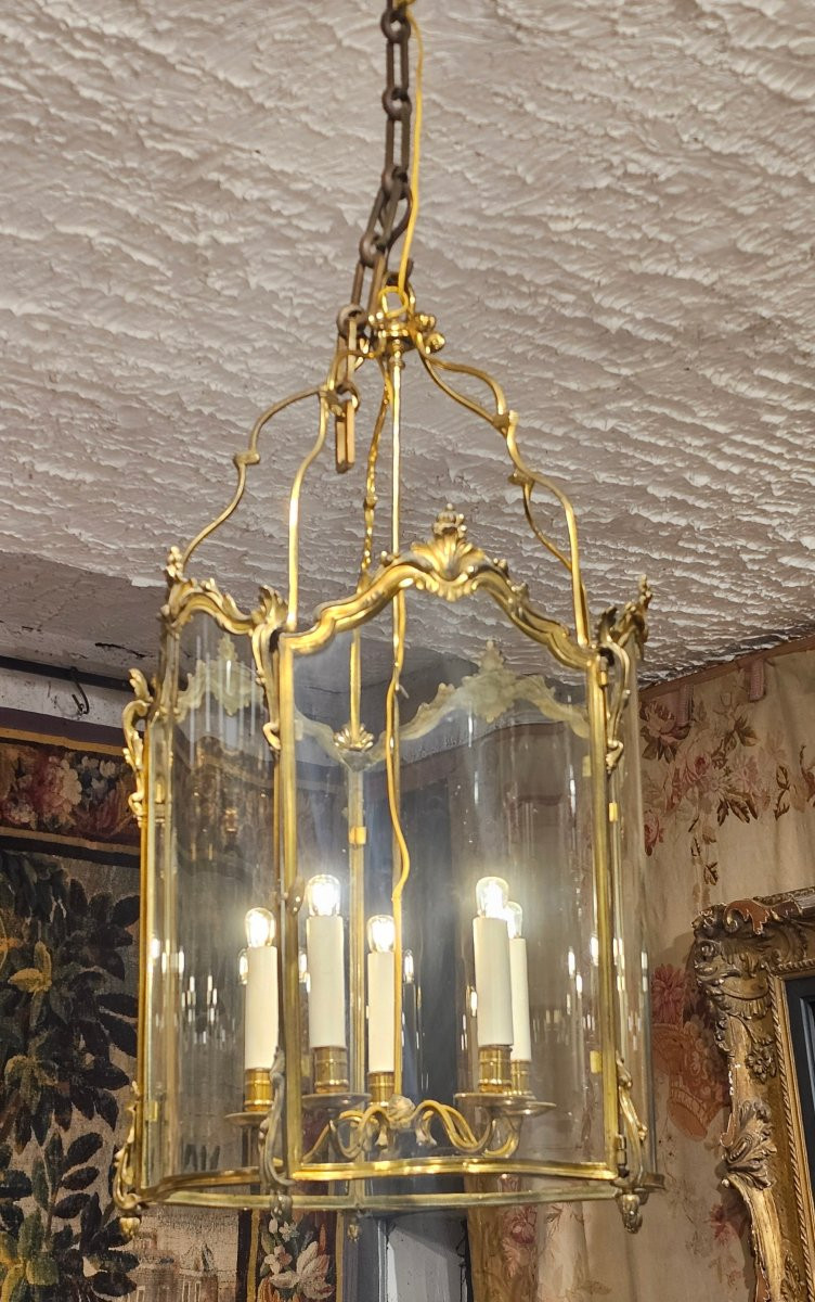 Louis XV Style Pentagonal Shaped Lantern-photo-3